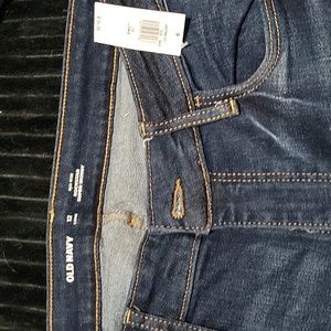 OLD NAVY 12 long mid rise Rockstar super skinny jeans